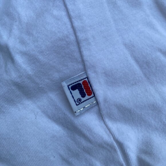 Fila White & Gray Colorblock Windbreaker Jacket | Women’s Small - Picture 11 of 13